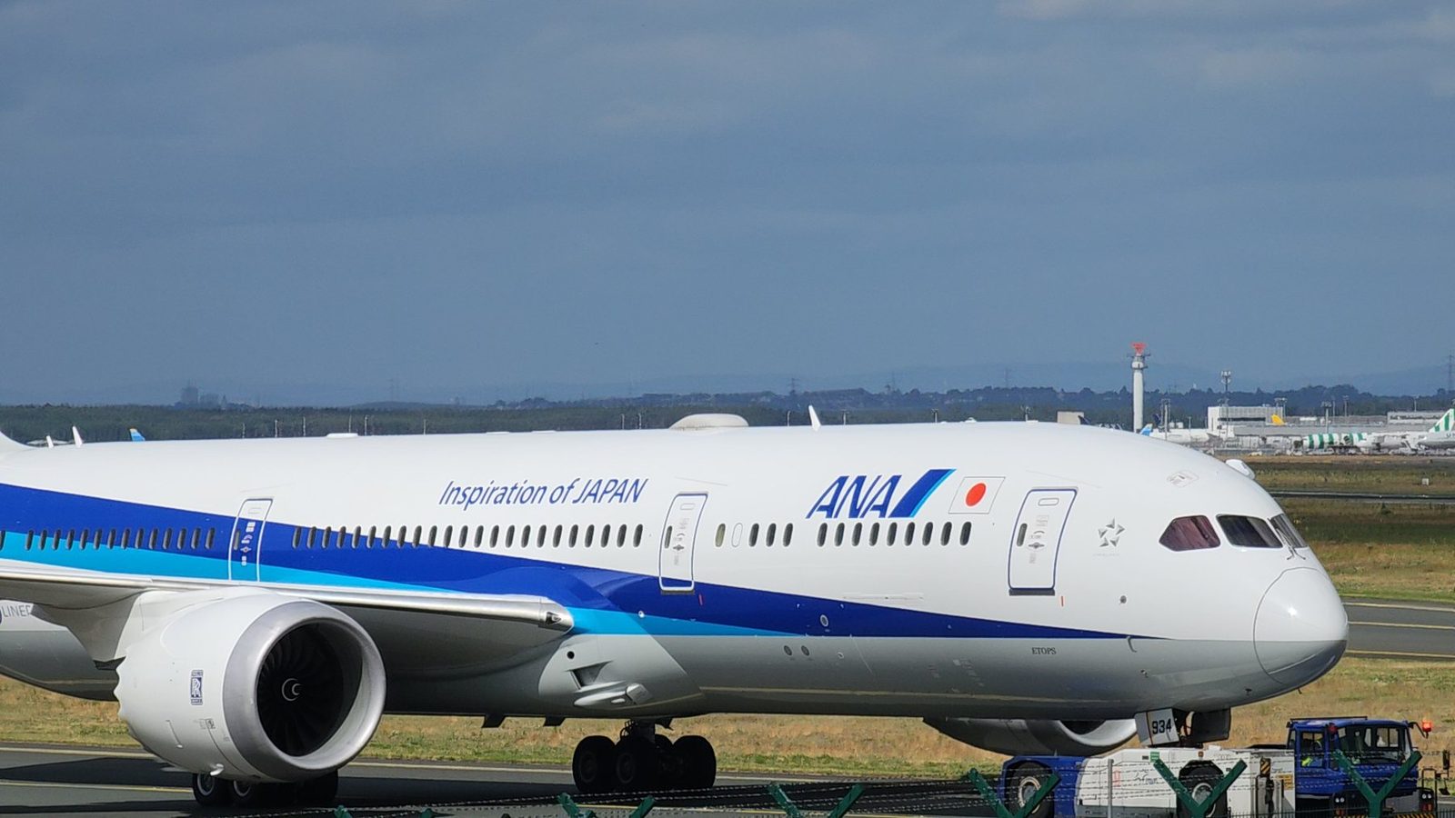 ANA aircraft at Frankfurt Airport