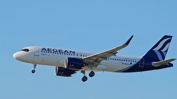 Aegean Airlines Airbus A320neo at Frankfurt Airport