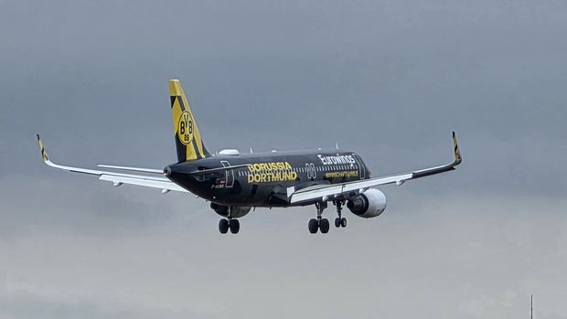 Eurowings Airbus A320 Borussia Dortmund Special Livery