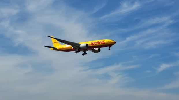 DHL Boeing 777F at Frankfurt Airport