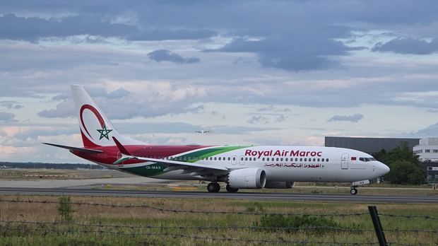 Royal Air Maroc Boeing 737-8 at Frankfurt Airport