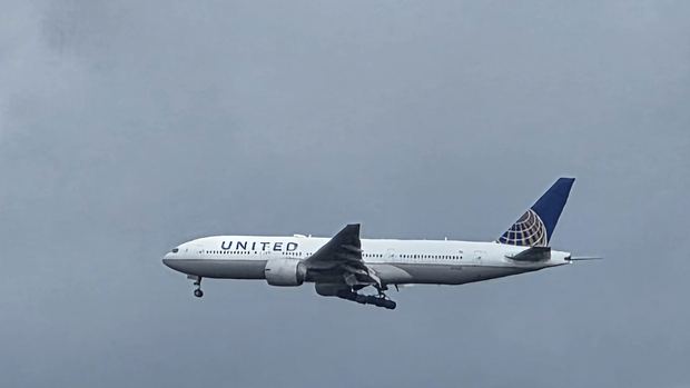 United Airlines Boeing 777 at Frankfurt Airport